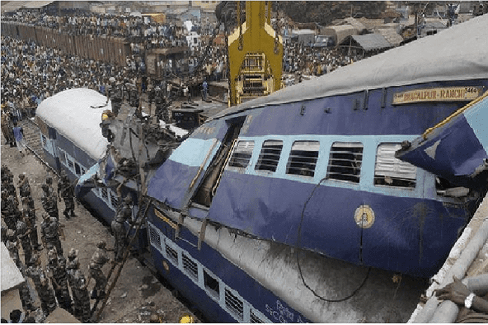 India train crash aftermath