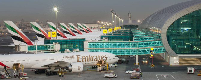 Travelers from around the globe find their way through DXB's expansive terminals.